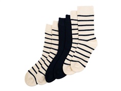 Minipop navy mix bamboo socks (3-pack)